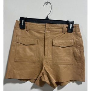 Nk Leather Shorts